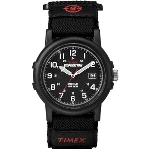 Timex Expedition Acadia Camper Black and Red Fast Wrap Watch, T40011, NEW!!